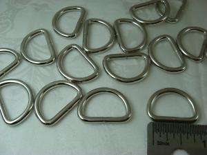25  3/4 Dee Rings for webbing strapping D ring Heavy  
