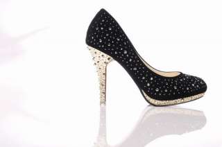   Style Women/Ladies Black High Heel Shoes Size #5~#8 SK046  
