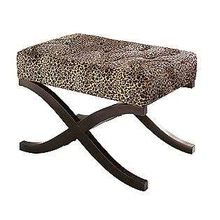 Leopard Animal Print Accent Stool  Essential Home For the Home Accent 
