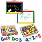 Melissa and Doug Magnetic Chalk Dry Erase Board & Alphabet/Numbers Kit