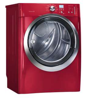   Red Steam Washer & Steam GAS Dryer Set EIFLS55IRR_EIMGD55IRR  