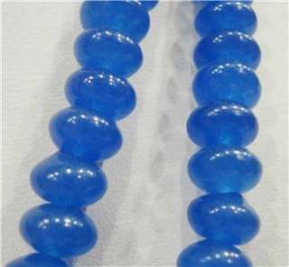   Light color Blue Sapphire Abacus Gemstones Loose Beads 15  