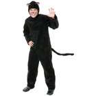   By Charades Costumes Plush Cat Adult Costume / Black   Size X Large
