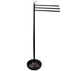 Kingston Brass CC2025 Pedestal Towel Bar In Three Level Height with 