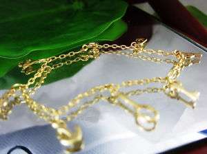 14k Gold SEAHORSE, ANCHOR Charm Bracelet 7inch 3.5 gr  