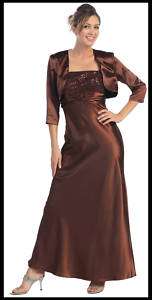 NEW PLUS SIZE MOTHER of the BRIDE DRESSES EVENING GOWNS  