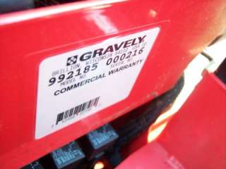 YOU ARE LOOKING AT A 2010 GRAVELY PROMASTER 260 CMMERCIAL ZERO TURN 