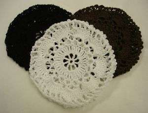 NEW Hand Crocheted Hair Net Bun Cover Amish Mennonite  