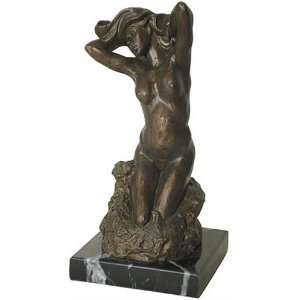 Bather by Rodin, European Statue 