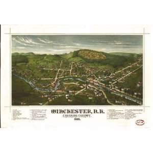  1887 map of Winchester, New Hampshire