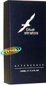 Blue Stratos Aftershave After Shave Lotion 100ml 3.4 oz  