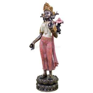  Sale   Tara w/ the Lotus of Wisdom Sculpture   Ships 