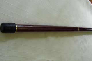 Piece Wood Cane With Knife In Handle Walking Stick 34 7/8 Inches W 