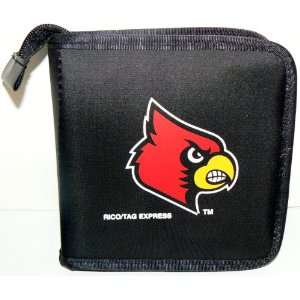   NCAA Licensed Louisville Cardinals CD DVD Blu Ray Wallet Electronics