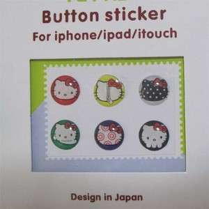   Style Mini HOME Button Protection Sticker 4 iPhone iTouch @029  