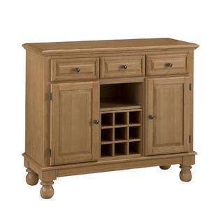 HomeStyles Large Buffet Server Maple Wood Top 