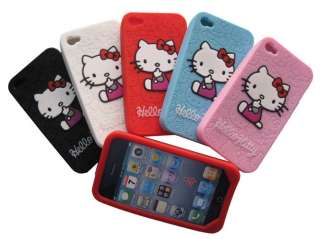 Hello kitty Silicone Case Skin Cover for Apple iPhone 4 4G Protector 