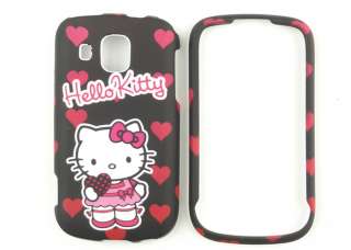 Hello Kitty Black Hard Cover Cellphone Case For Samsung Transform 