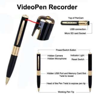 HD Spy Pen Video Camera Hidden Recorder DVR Camcorder Mini SPY Pen Cam 