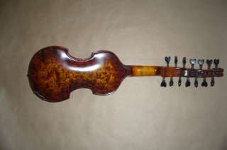 Viola dAmore horsehead bird eye master 14 strings  