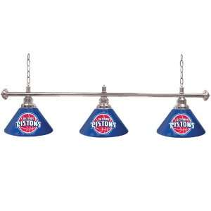  NBA Detroit Pistons 3 Shade Billiard Lamp (60 Inch 