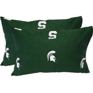    Michigan State Spartans Pillow Case Set Patio, Lawn & Garden