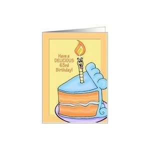Tasty Cake Humorous 63rd Birthday Card Card  Toys & Games   