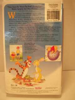 Disney The Many Adventures of Winnie the Pooh VHS Tape 786936001921 
