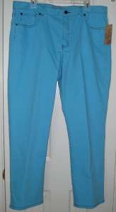 RALPH LAUREN TURQUOISE JEANS SIZE 16 NWT $89  