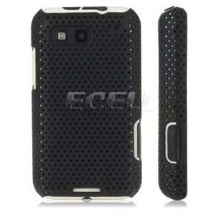  Ecell   BLACK PERFORATED MESH HARD CASE COVER FOR MOTOROLA 