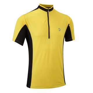 Cool Flo Short Sleeve Cycling Jersey Yellow/Black XXXL  