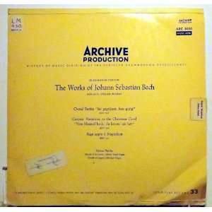   Organ Works, Helmut Walcha, Archiv, Helmut Walcha, Bach Music