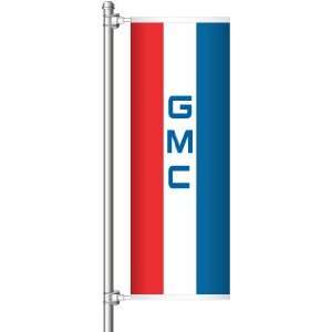  3x8 FT GMC Banner Flag Double Sided Pole Hem and Grommets 