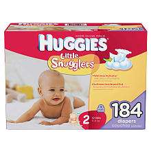Huggies Little Snugglers Diapers   Size 2   184 Ct   Kimberly Clark 