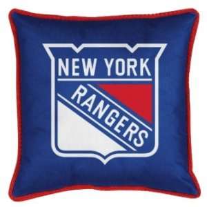  New York Rangers Sidelines 17 Toss Pillows Sports 