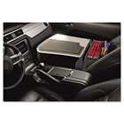 Autoexec Car Desk With Writing Surface And Supply Organizer Gray