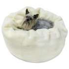 Happy Hounds Zeus Ball Dog Bed, Large 44 by 17 Inch, Pearl