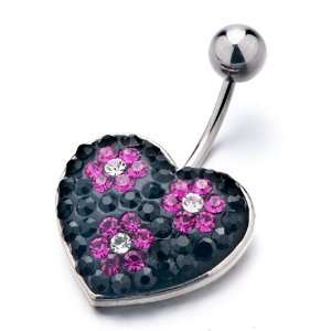   Flower Belly Button Ring Navel Piercing Body Jewelry Pugster Jewelry