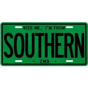   AM FROM SOUTHERN  ZAMBIA LICENSE PLATE SIGN CITY