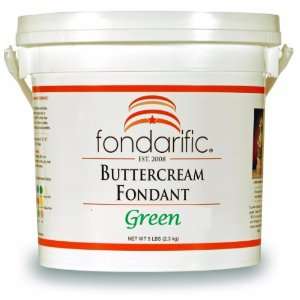 Fondarific Buttercream Green Fondant, 5 Pounds  Grocery 