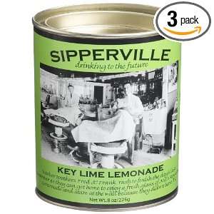 McStevens Sipperville Key Lime Lemonade, 8 Ounce Tins (Pack of 3)