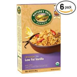   Optimum Slim Cereal, Touch of Vanilla, 14 Ounce Boxes (Pack of 6
