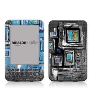 Walls Design Protective Decal Skin Sticker for  Kindle Keyboard 