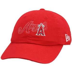  New Era Los Angeles Angels of Anaheim Red Stitch Screen Hat 