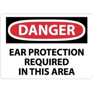  SIGNS EAR PROTECTION REQUIRED IN THIS AREA