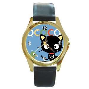  chococat black cat v5 Gold Metal Watch 