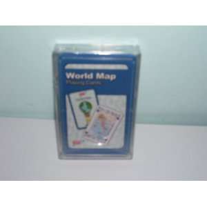  (AAA) World Map Playing Cards Toys & Games