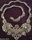vintage design taxco mexican sterling silver amethyst scroll necklace 