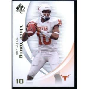  2010 SP Authentic #98 Vince Young   Longhorns (Tennessee 