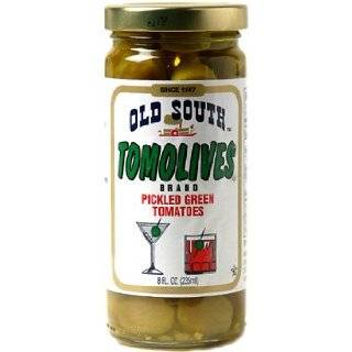 Old South Tomolives Pickled Green Tomatoes 8 Oz Jar (3 Pack)